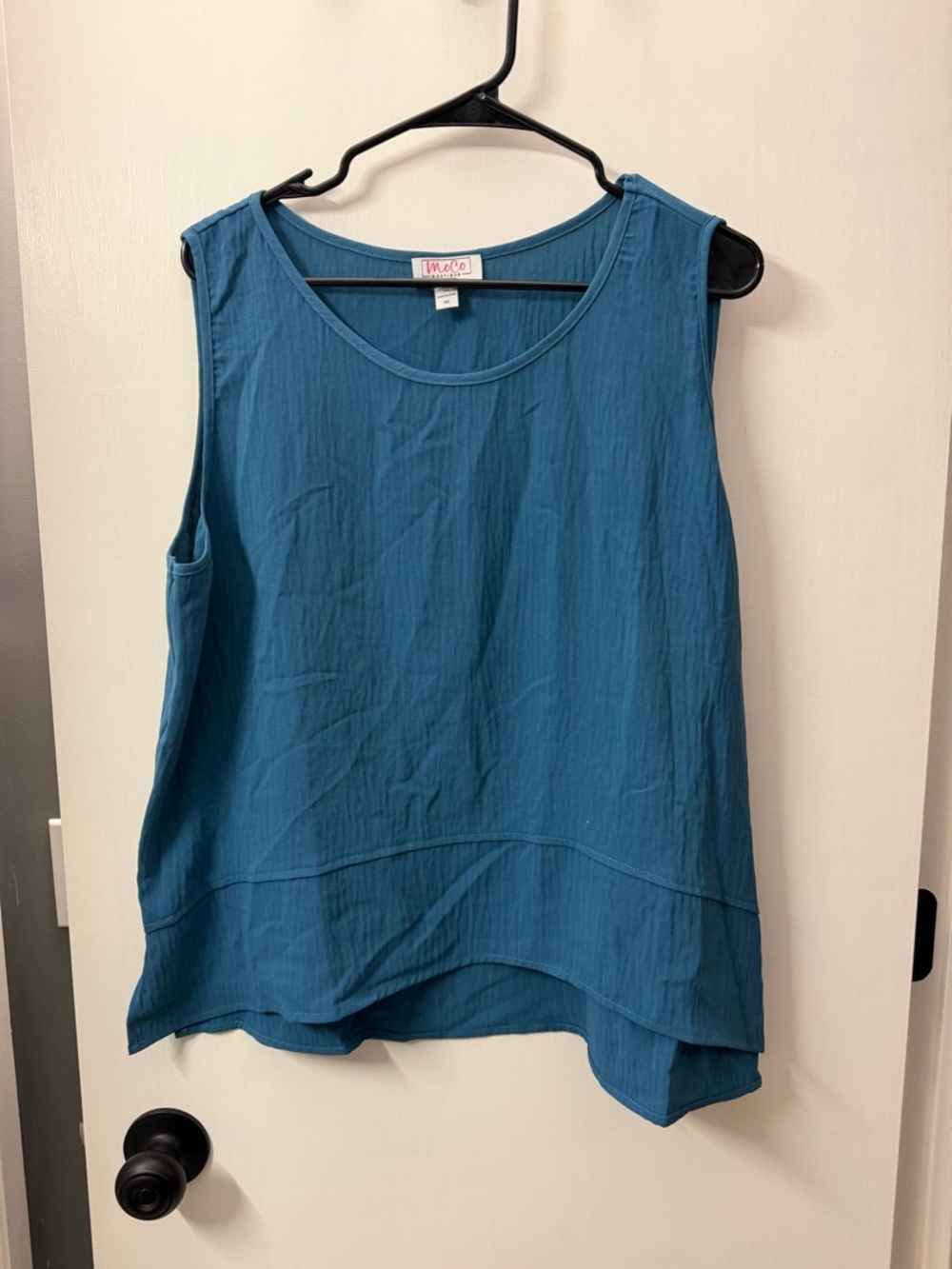 Mudd Teal Scoop Neck Sleeveless Tank Top